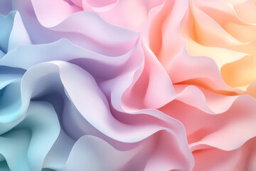 Obraz premium wavy soft colors abstract background, smooth background.