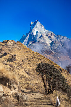 snow covered mountain