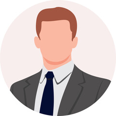Corporate businessman or employee Faceless Avatar