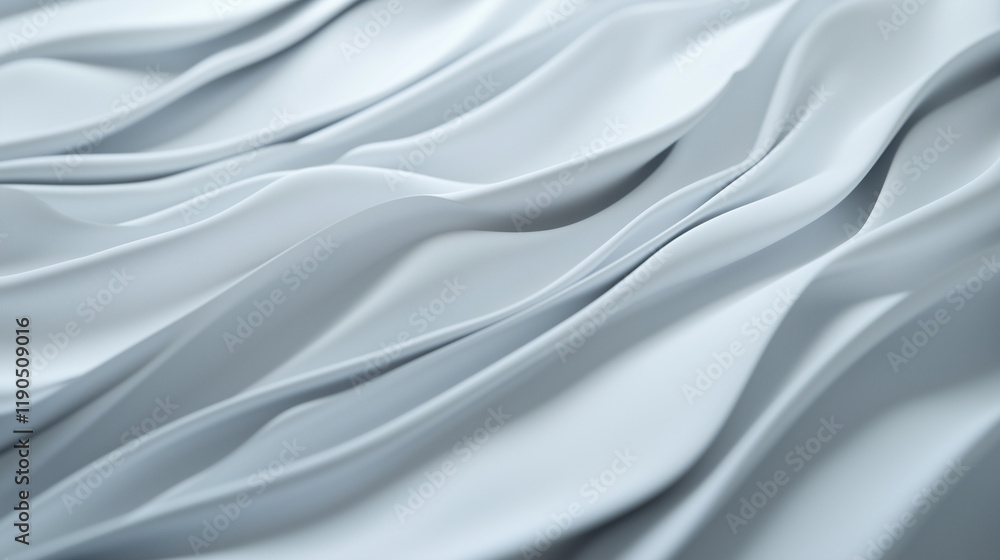 Poster decorative wall panels with elegant 3d designs resembling cascading fabric form the backdrop of a se