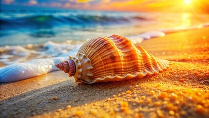 Close-up Aerial Beach Shell Photography: Detailed Texture and Natural Beauty
