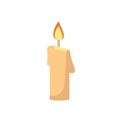 Candle icon with a minimalist and modern look, perfect for capturing attention in wellness, aromatherapy, or lifestyle-themed projects