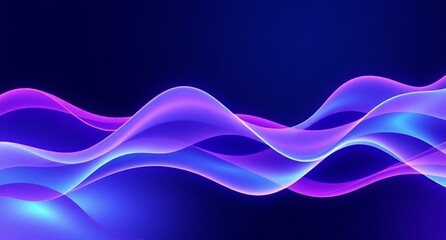abstract blue wave background