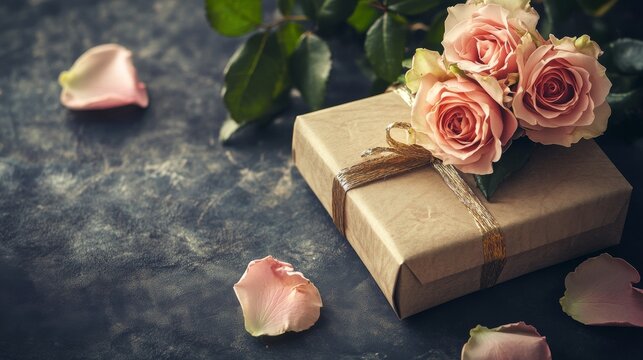 valentine, romance, love, roses, heart, gift, box, elegant, card, romantic, celebrate, passion, holiday, warm, tones, minimal, sweet, floral, design, red, fresh, beauty, sentiment, soft, stylish, clas
