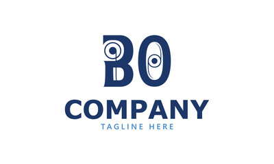 BO B bo initial logo | initial based abstract modern minimal creative logo, vector template image. luxury logotype logo, real estate homie logo. typography logo. initials logo