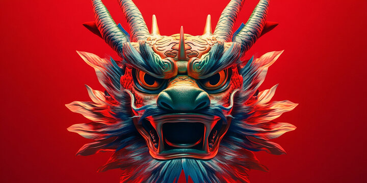 chinese dragon head