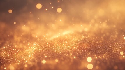 Golden Sparkle: A Luxurious Abstract Background