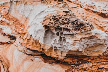 Rock formation in sandstone