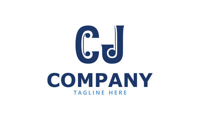 CJ C cj initial logo | initial based abstract modern minimal creative logo, vector template image. luxury logotype logo, real estate homie logo. typography logo. initials logo
