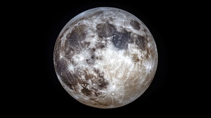 The full moon radiates supernatural light beams, vibrant stars forming intricate celestial constellations