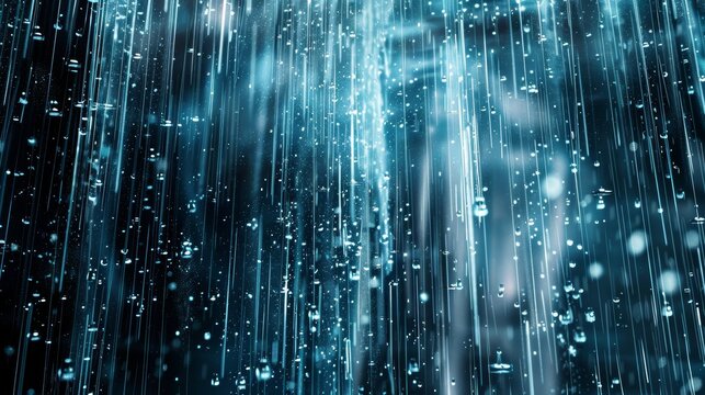 Abstract Water Droplets Wallpaper