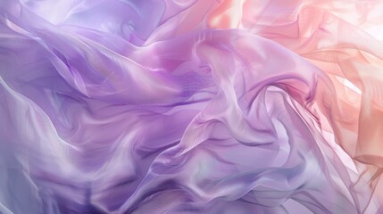 Obraz premium Abstract Pastel Fabric Drape Wallpaper