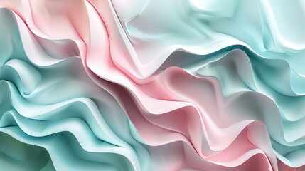 Obraz premium Abstract Pastel Wave Wallpaper