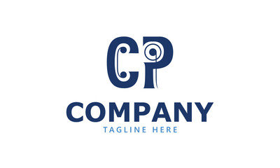 CP C cp initial logo | initial based abstract modern minimal creative logo, vector template image. luxury logotype logo, real estate homie logo. typography logo. initials logo