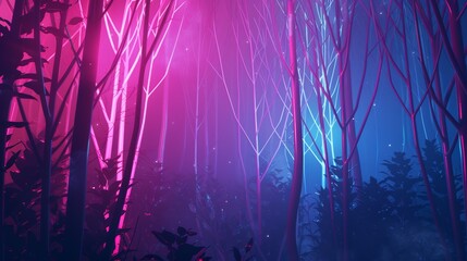 Neon Forest Wallpaper