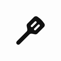 Spatula kitchen tool icon vector sign