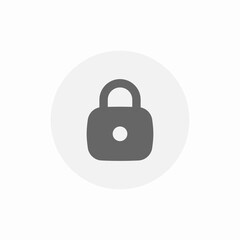 lock privacy security icon vector sign