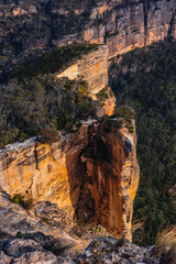 Hanging rock in Blue mountains, NSW Australia