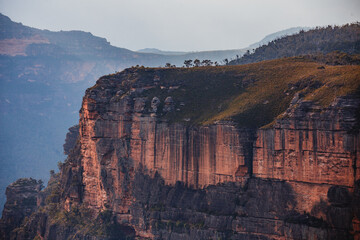 View from Hanging Rock in Blue Mountains, NSW, Australia
