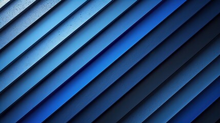 Abstract Blue Diagonal Stripes on Dark Background,  