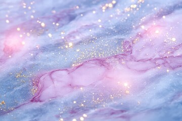 Fototapeta premium Abstract Pink and Blue Glittery Marble Texture Background