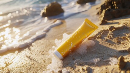 Beach sunscreen cream