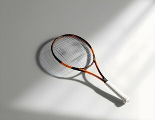 New Tennis Racquet Orange Black Graphite Design