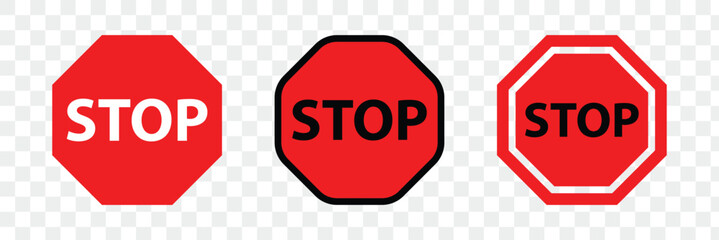 Prohibited Sign Isolated on a Transparent Background