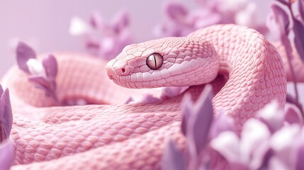 Fototapeta premium snake in the sun