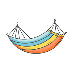 hammock vector icon, hammock vector illustration - simple illustration of hammock, perfect for logos hammock 