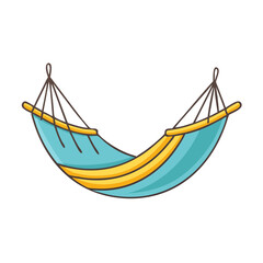 hammock vector icon, hammock vector illustration - simple illustration of hammock, perfect for logos hammock 