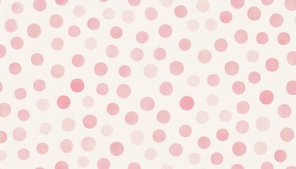 かわいい水玉のイラスト