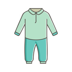 pajamas vector icon, pajamas vector illustration - simple illustration of pajamas, perfect for logos pajamas 