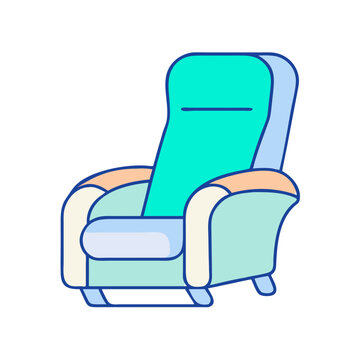 recommend clip art: recliner chair vector icon, recliner chair vector illustration - simple illustration of recliner chair, perfect for logos recliner chair 