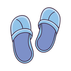 slippers vector icon, slippers vector illustration - simple illustration of slippers, perfect for logos slippers 