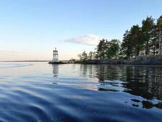 lighthouse on the lake