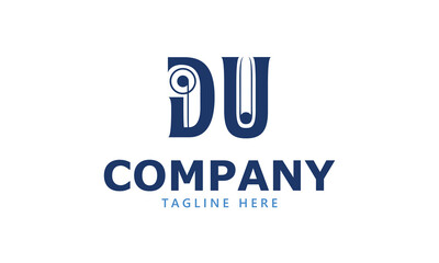 DU D du initial logo | initial based abstract modern minimal creative logo, vector template image. luxury logotype logo, real estate homie logo. typography logo. initials logo