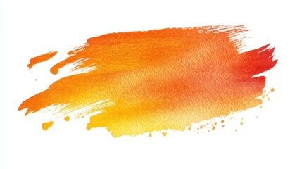 Amber orange fiery gradient watercolor texture, Ultra HD, glowing strokes with rough textured accents