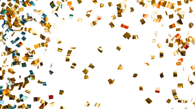  golden confetti background
