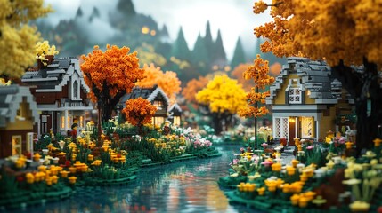 Obraz premium autumn in the city
