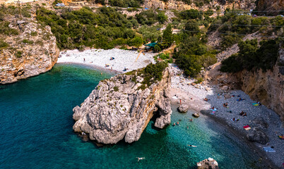 Foneas beach in Messenia, southern Peloponnese, Greece