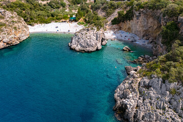 Fototapeta premium Foneas beach in Messenia, southern Peloponnese, Greece