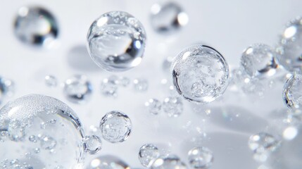 water drops on glass