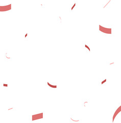 Confetti explosion on transparent background