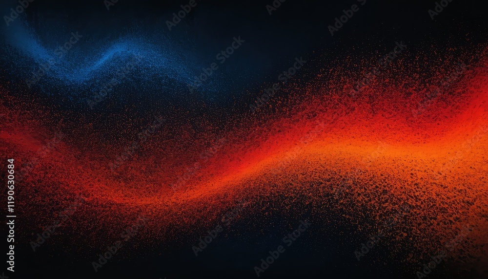Poster 3d abstract communications background with cyber particles 10