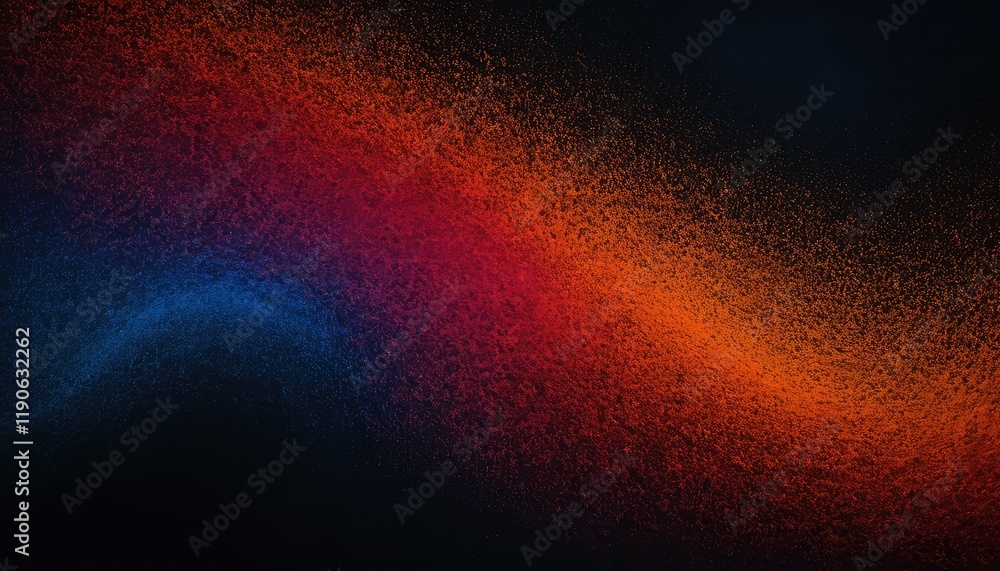 Poster 3d abstract communications background with cyber particles 3