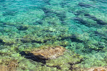 Beautiful turquoise water background.