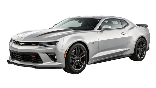 Chevrolet camaro isolated on transparent background. 