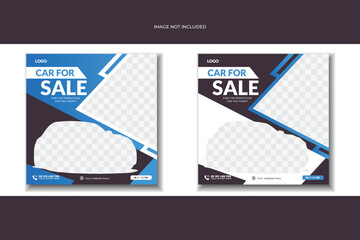 Car social media post templet design for modern car rent and sale. New ideas and creative design for car rent.