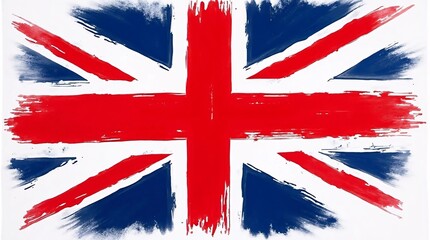 british flag grunge effect